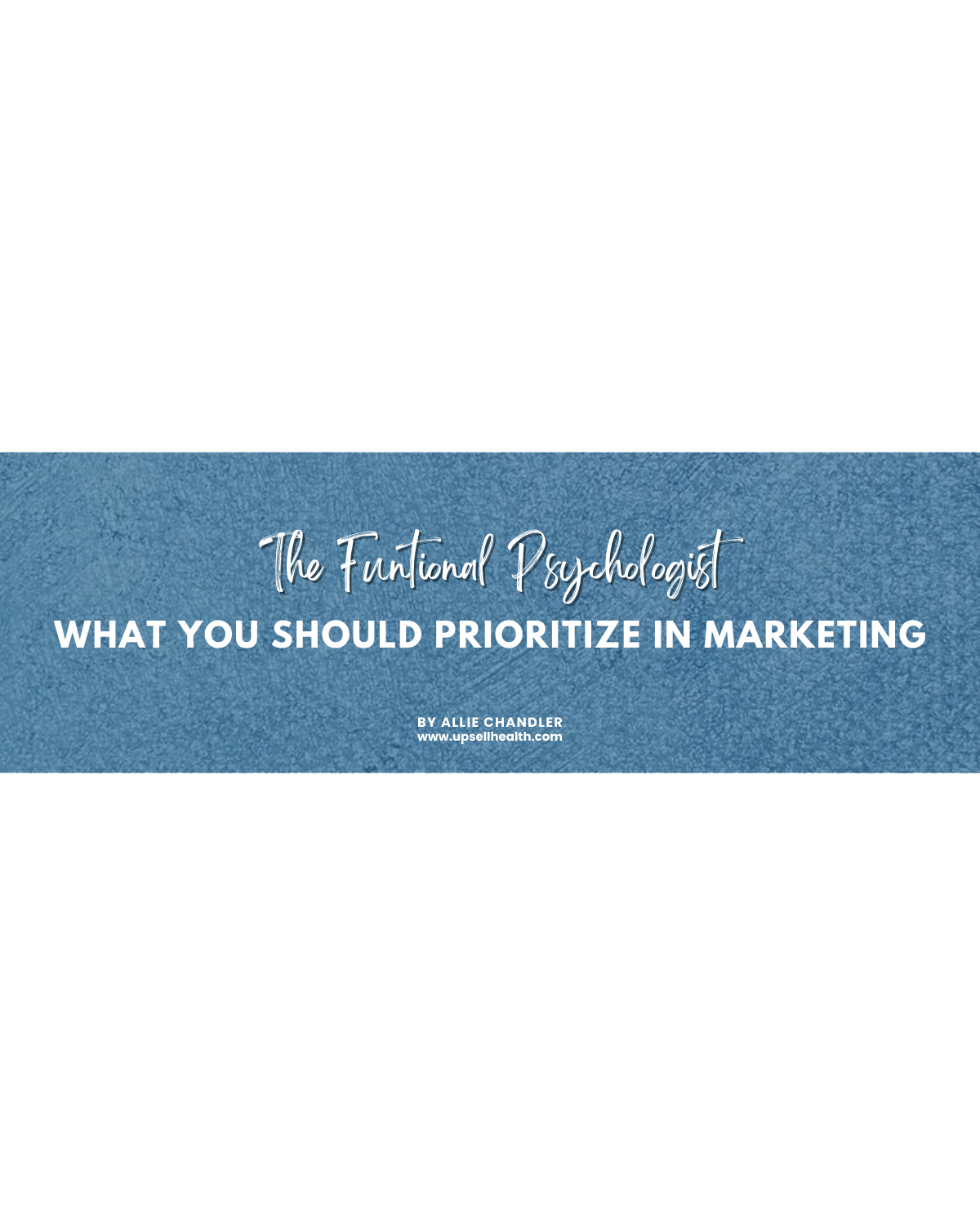 Functional Psychologist Full Report