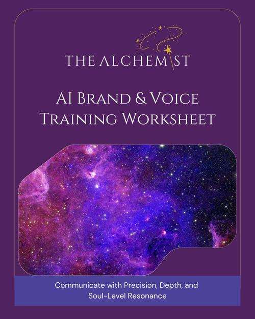 Alchemist AI Brand Voice Prompts Worksheet