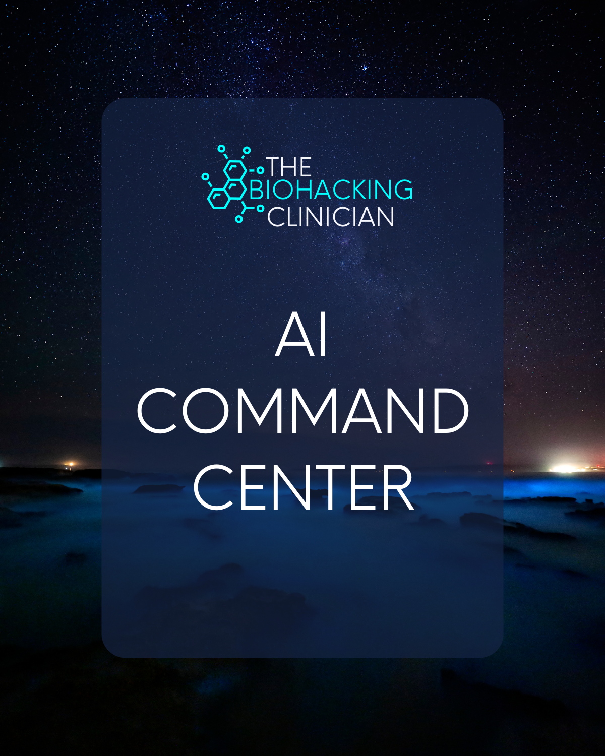 Biohacking Clinician AI Command Center (Archetype Trainer)