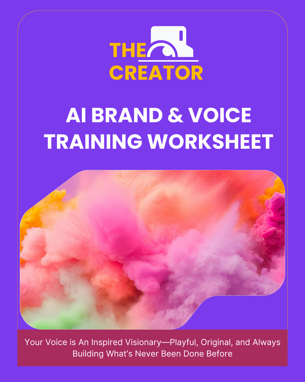 Creator AI Brand Voice Prompts Worksheet