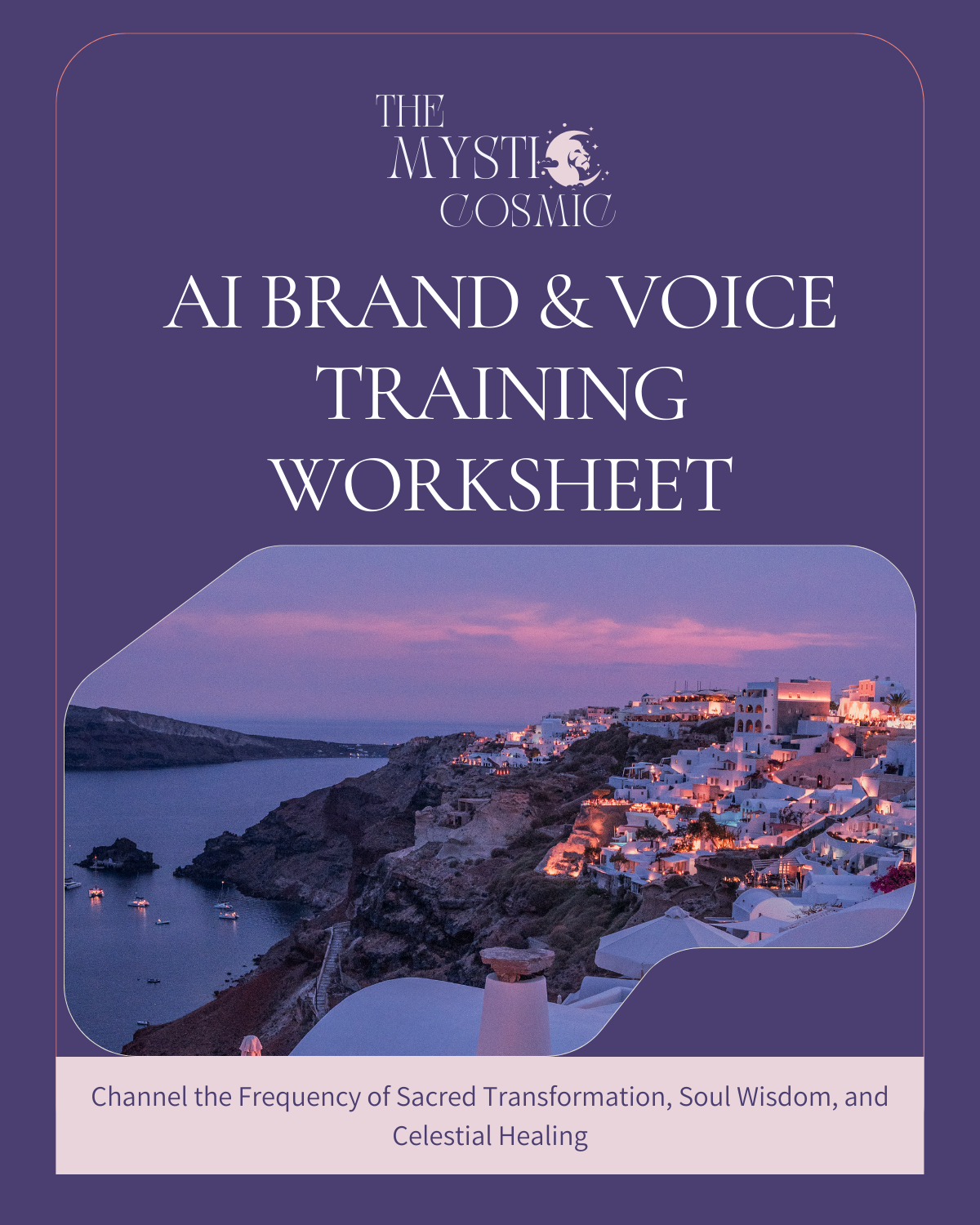 Mystic Cosmic AI Brand Voice Prompts Worksheet