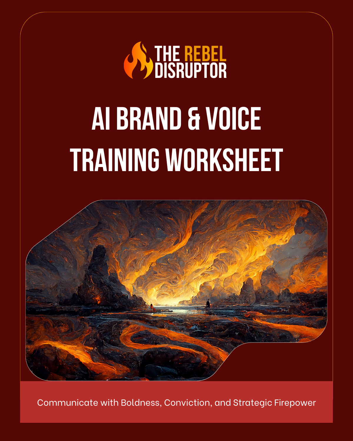 Rebel Disruptor AI Brand Voice Prompts Worksheet